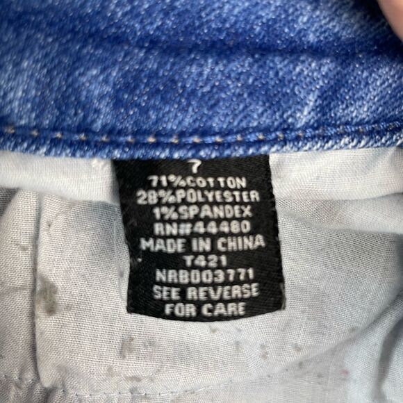 Fire Los Angeles Denim Cut Off Shorts Size 7 EUC - Picture 5 of 5